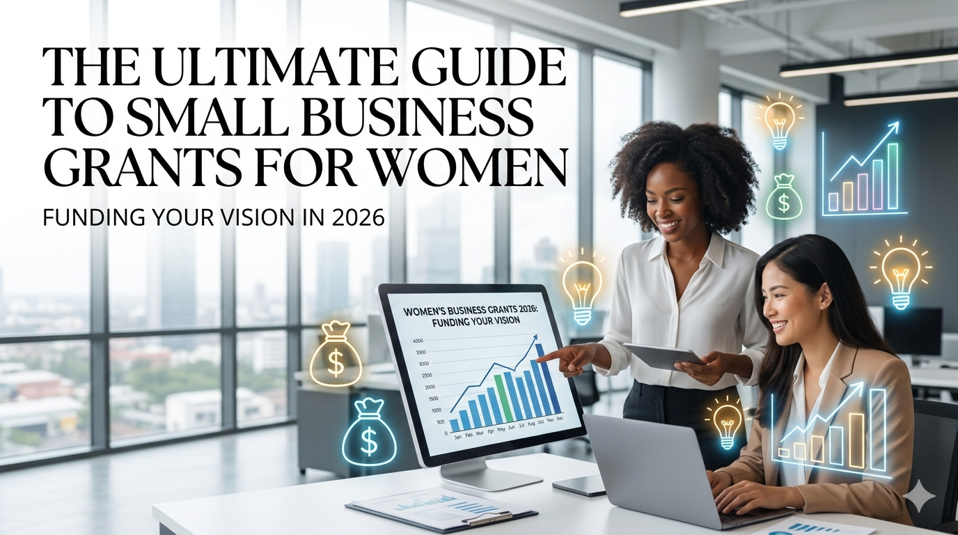 "New 2026 Federal & Private Small Business Grants for Women"